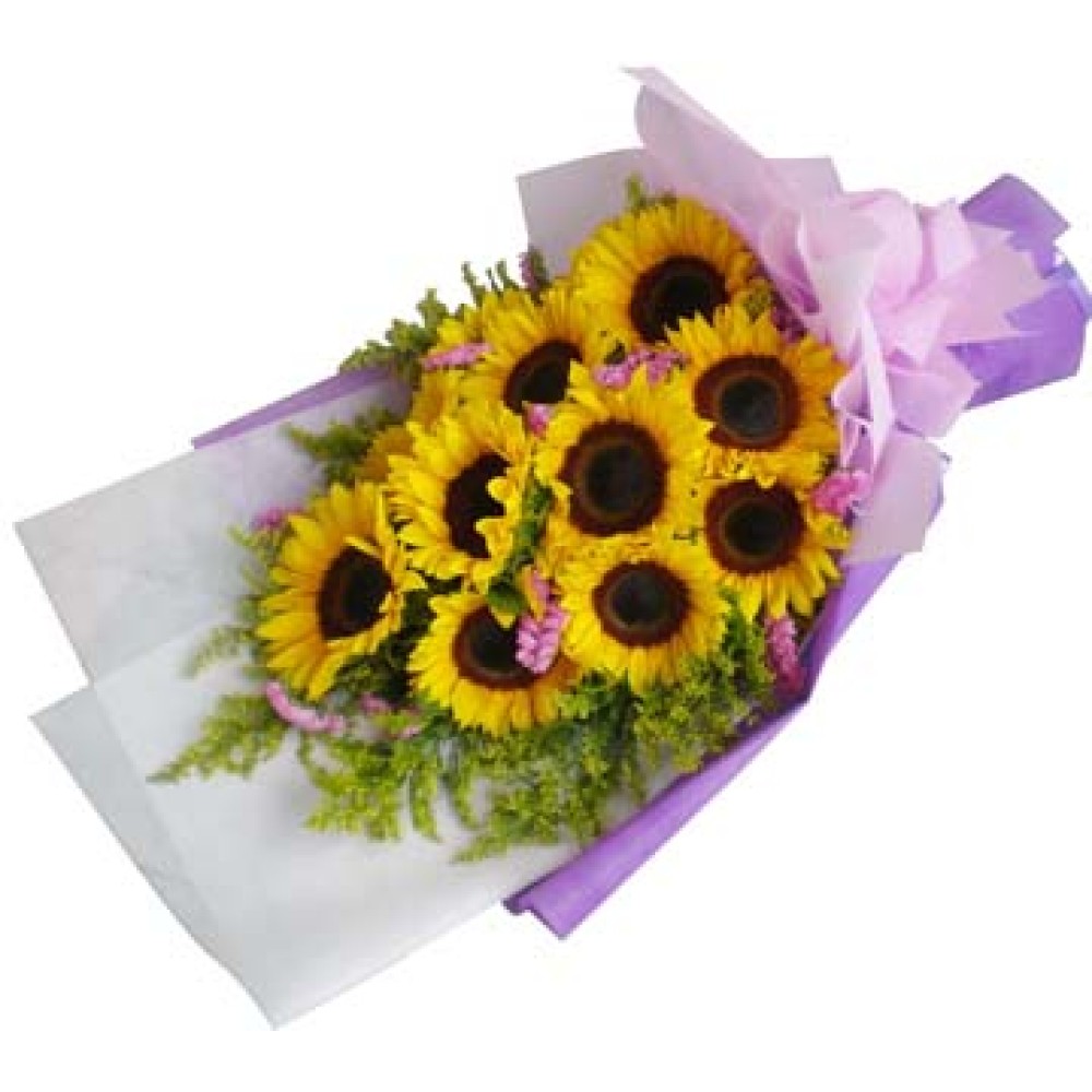 Shining Flowers -12 Stems Bouquet