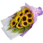 Shining Flowers -12 Stems Bouquet