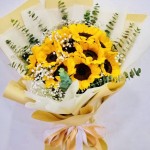 12 pcs Sunflower Bouquet