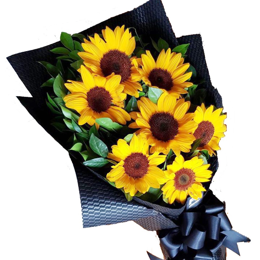 6 pcs Sunflower Bouquet